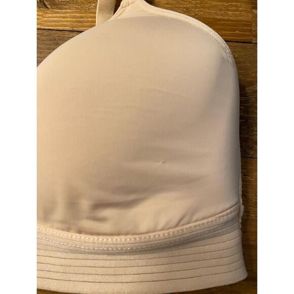 Lively 36C Spacer Bra Bralette Keylole Beige Adjustable Minimalist Comfortable - Picture 3 of 6